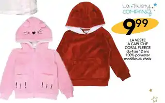 Stokomani La twisty company la veste à capuche coral fleece offre