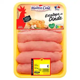 Carrefour Market Maître coq escalope de dinde offre