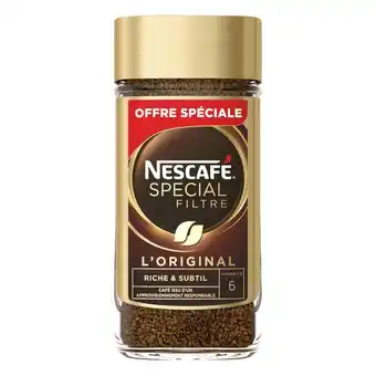 Carrefour Market Nescafé café soluble spécial filtre offre spéciale offre