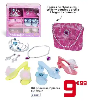 Gifi Kit princesse 7 pièces offre