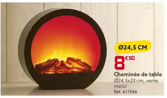 Gifi Cheminée de table offre