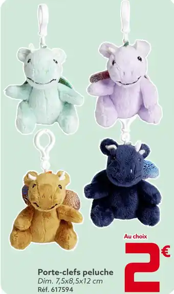 Gifi Porte-clefs peluche offre