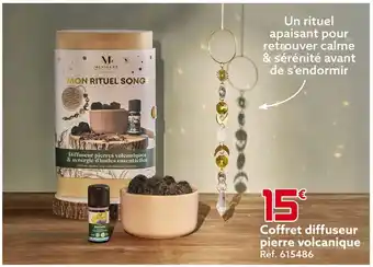 Gifi Coffret diffuseur pierre volcanique offre