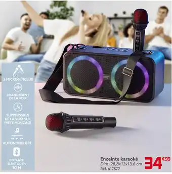 Gifi Enceinte karaoké offre