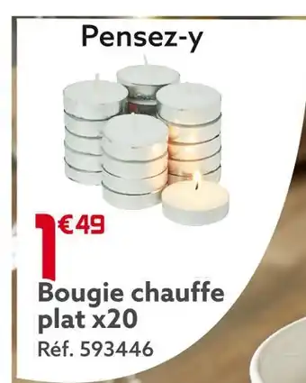 Gifi Bougie chauffe plat x20 offre