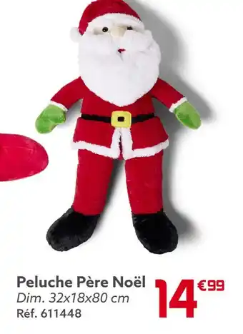 Gifi Peluche père noël offre