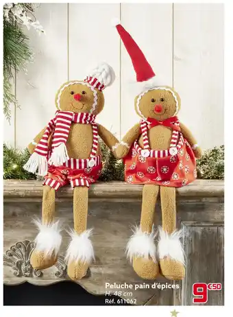 Gifi Peluche pain d’épices offre