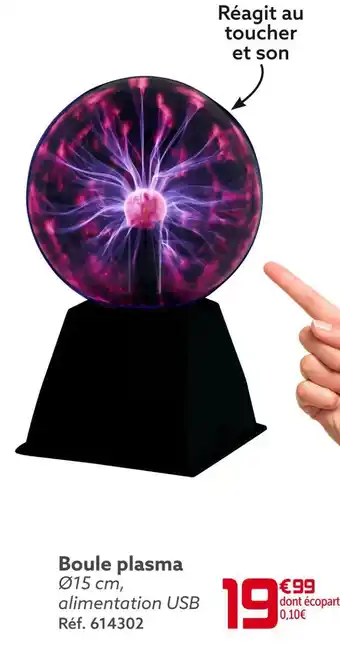 Gifi Boule plasma offre