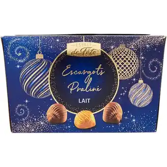 Carrefour Market Esprit de fête escargots en chocolat offre