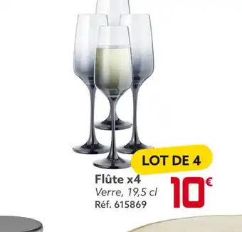 Gifi Flûte x4 offre