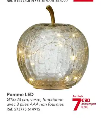 Gifi Pomme led offre