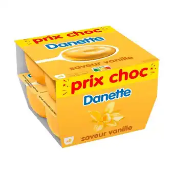 Carrefour Market Danette crème dessert prix choc offre
