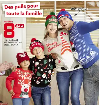 Gifi Pull de noël offre