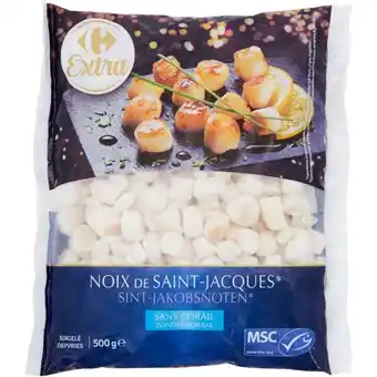 Carrefour Market Carrefour extra noix de saint-jacques sans corail surgelées offre