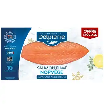 Carrefour Market Delpierre saumon fumé norvège offre spéciale offre