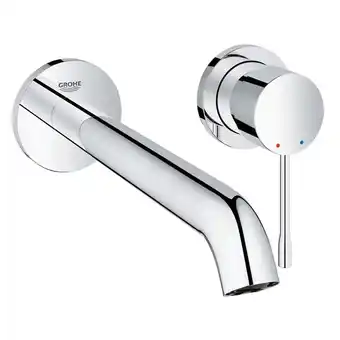 Brico Cash Mitigeur mural lavabo grohe essence avec corps encastré l chromé offre