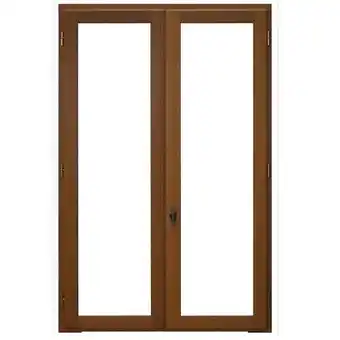 Fenetre bois 2 vantaux h135 x l 90 cotes tableau gd menuiseries