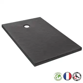 Brico Cash Jacob delafon receveur 120 x 80 ipso acrylique rectangle gris anthracite offre