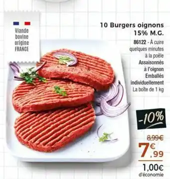 Thiriet 10 Burgers oignons offre