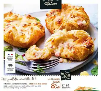 Thiriet 8 Paniers jambon/emmental offre