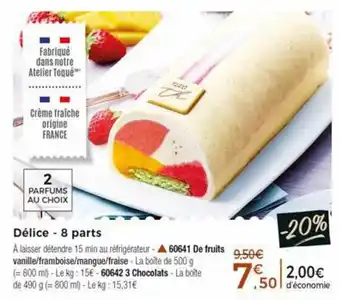 Thiriet Délice - 8 parts offre