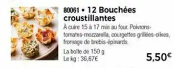 Thiriet 12 Bouchées croustillantes offre