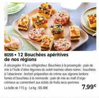 Thiriet 12 Bouchées apéritives de nos régions offre