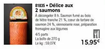 Thiriet Délice aux 2 saumons offre
