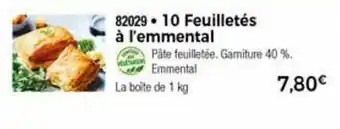 Thiriet 10 Feuilletés à l'emmental offre