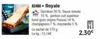 Thiriet Royale offre