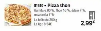 Thiriet Pizza thon offre