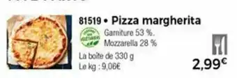 Thiriet Pizza margherita offre