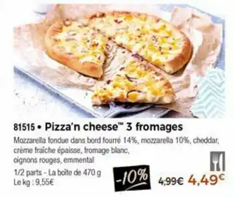 Thiriet Pizza'n cheese 3 fromages offre