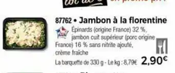 Thiriet Jambon A La Florentine offre
