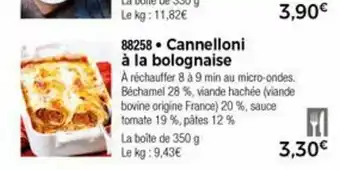 Thiriet Cannelloni a la Bolognaise offre