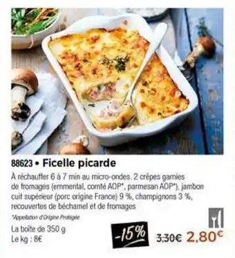Thiriet Ficelle Picarde offre