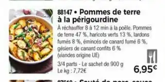 Thiriet Pommes De Terre A La Périgourdine offre