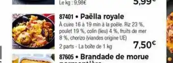 Thiriet Paélla Royale offre