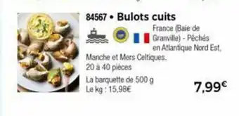 Thiriet Bulots Cuits offre