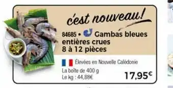 Thiriet Entiéres Crues 8 a 12 Piéces offre