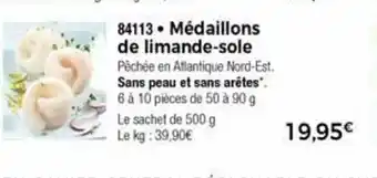 Médaillons De Limande-Sole
