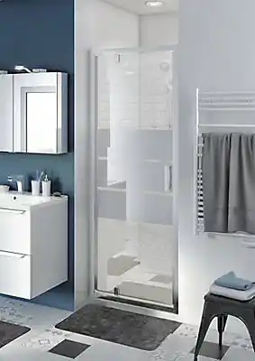 Castorama Porte de douche pivotante goodhome beloya miroir 70 cm offre
