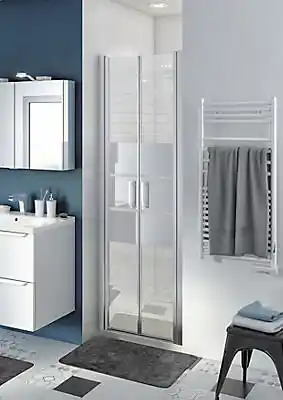 Castorama Porte de douche battante goodhome beloya miroir 70 cm offre