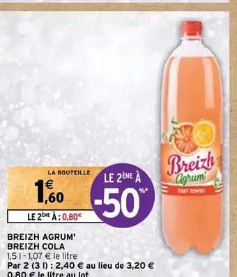 Intermarché BREIZH AGRUM BREIZH COLA offre