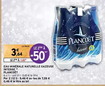 Intermarché EAU MINÉRALE NATURELLE GAZEUSE offre