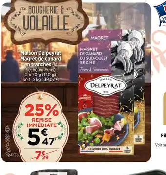 Maison Delpeyrat Magret de canard en tranches