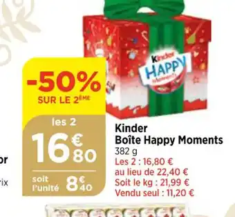 Kinder Boîte Happy Moments 382 g