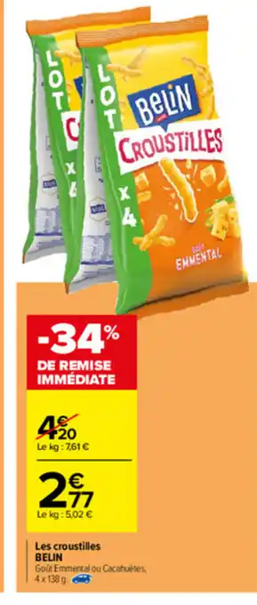 Carrefour Les croustillants Belin offre