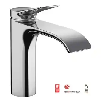 Hansgrohe vivenis mitigeur de lavabo 110 sans tirette ni vidage, chromé (75022000)