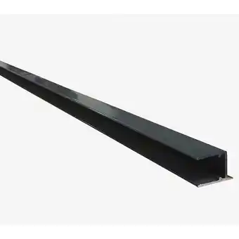 Brico Cash Profilé d'obturation pour plaque polycarbonate alvéolaire 16 mm laqué blanc ou gris l 98 cm gris anthracite ral 7016, e : 16 offre